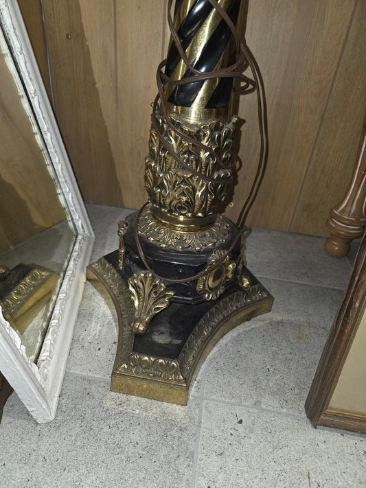 Large heavy floor lamp