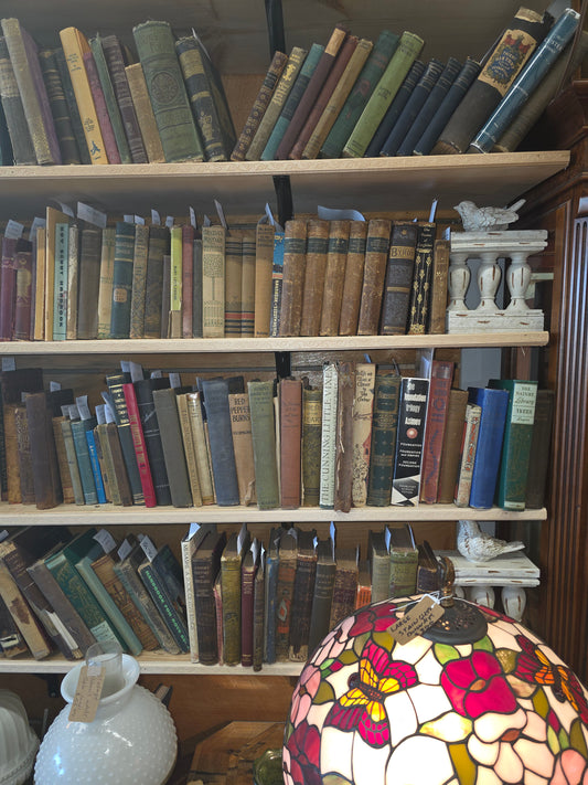 Random book from our antique books shelf