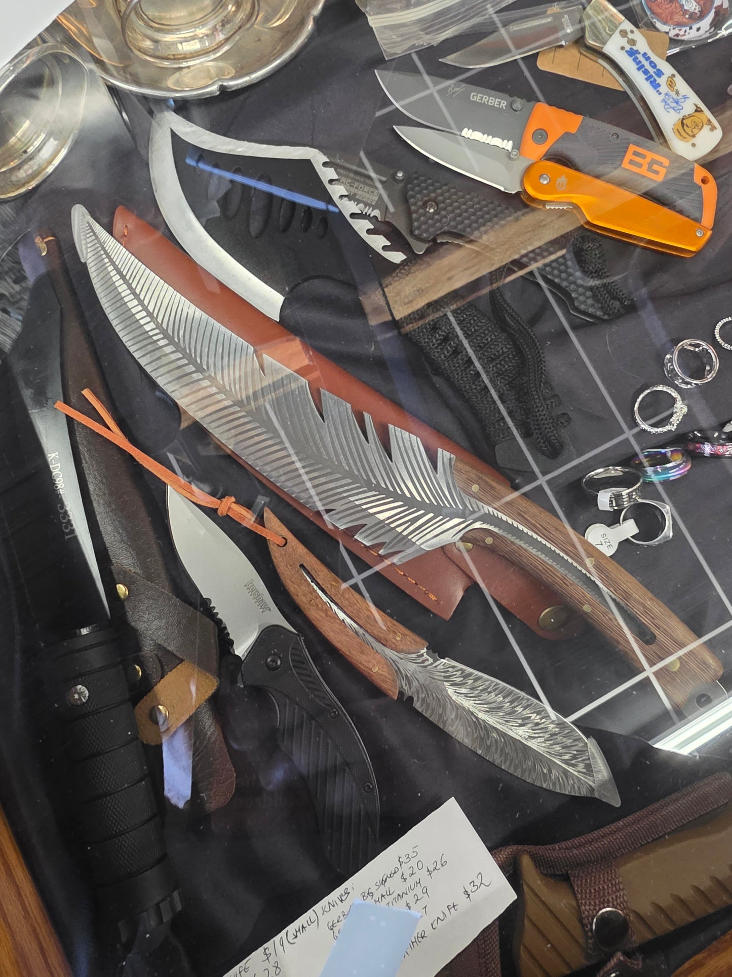 Random knife from our selection of pocket knives and other