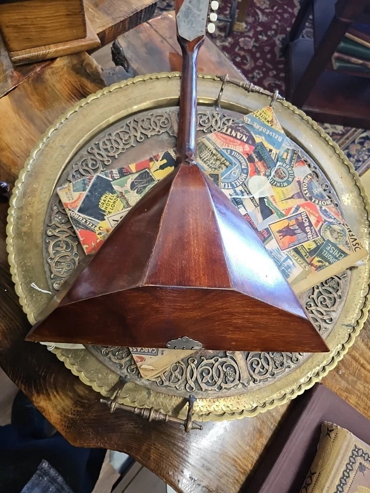 balalaika 3 string Inlaid Hand Made Wood, High Quality