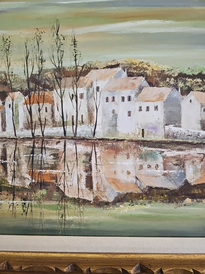 Listed Artist Original OIL PAINTING IMPRESSIONIST LANDSCAPE JEWISH ARTIST 27×22