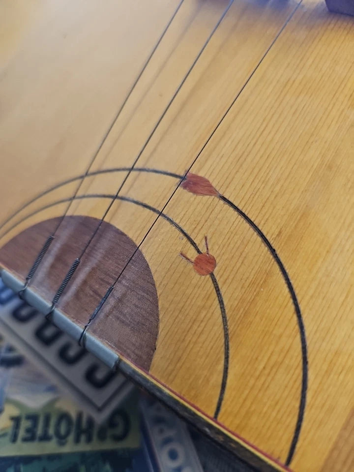 balalaika 3 string Inlaid Hand Made Wood, High Quality