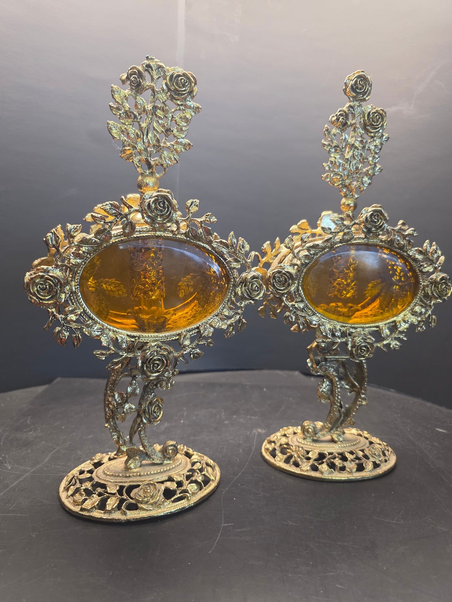 Hollywood regency parfum bottles