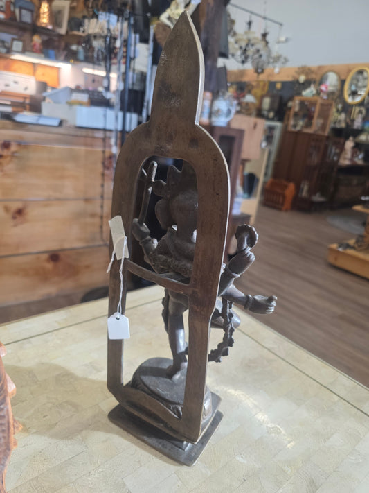 Antique bronze Ganesha sculpture