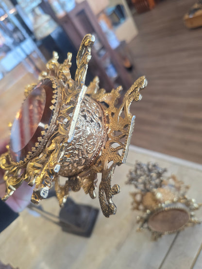 Hollywood regency perfume bottles pair