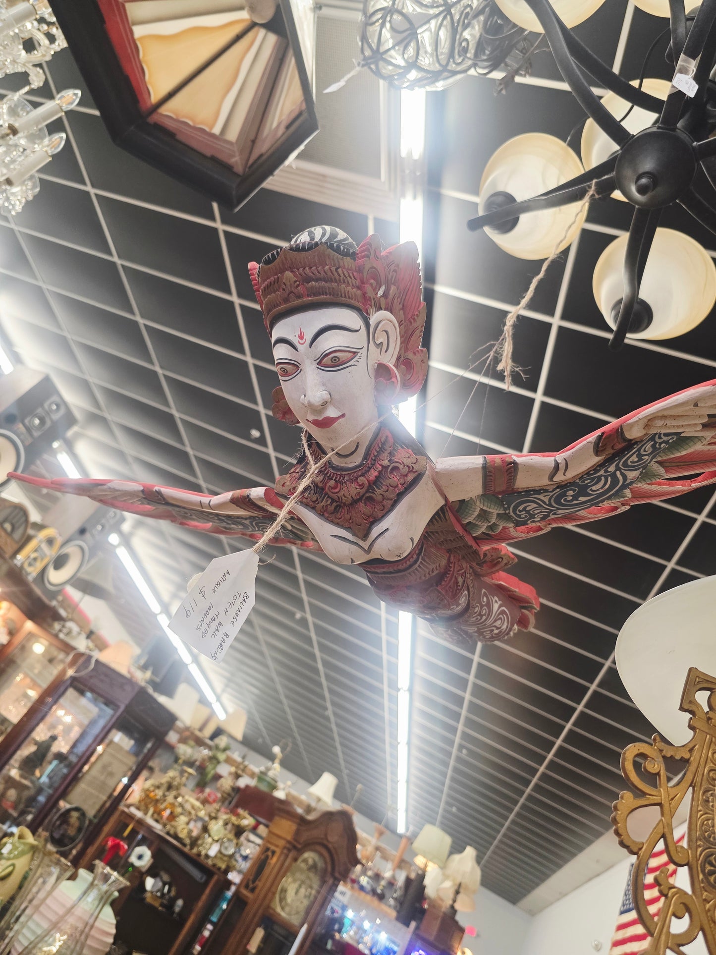 Balinese barong totem wall hanging