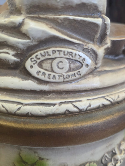 Art Nouveau statue of a woman dancing