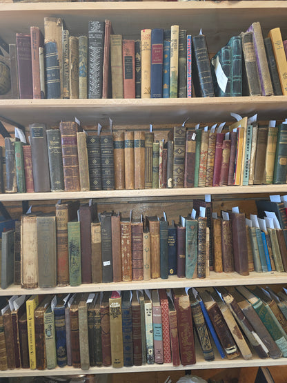 Random book from our antique books shelf