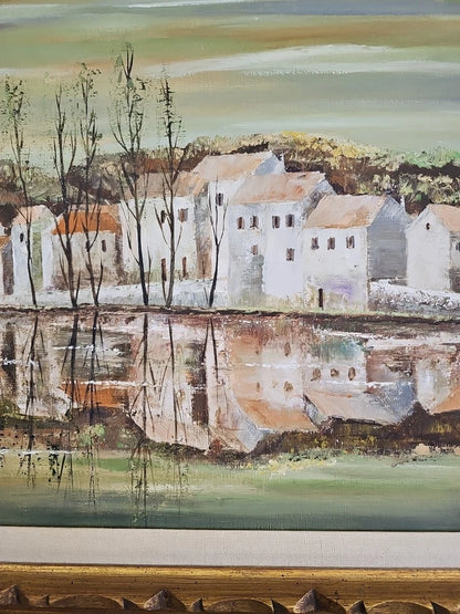 Listed Artist Original OIL PAINTING IMPRESSIONIST LANDSCAPE JEWISH ARTIST 27×22